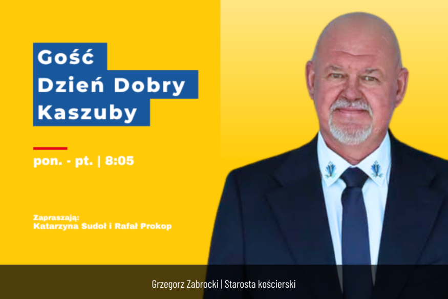 Płatne staże i nowe możliwości dla uczniów. Grzegorz Zabrocki gościem Dzień Dobry Kaszuby
